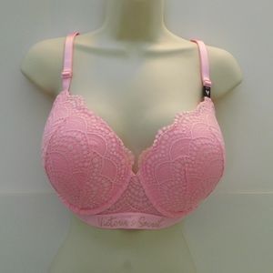 Victoria's Secret Logo & Lace Bra 40C